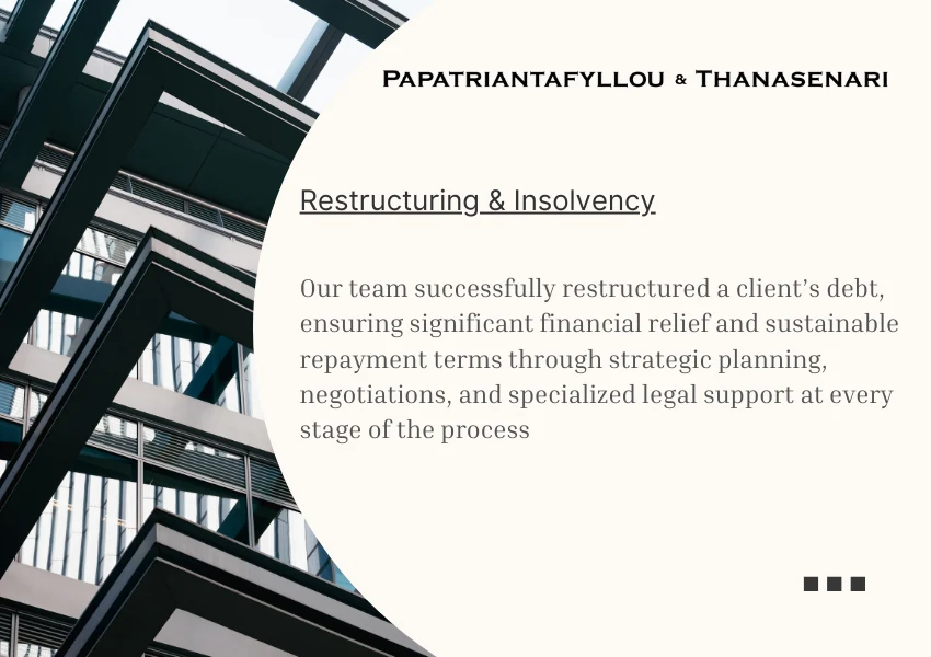Restructuring - Insolvency - Business litigation