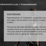 Auction annulment in Greece – Successful legal defense by Papatriantafyllou & Thanasenari
