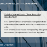 Partner’s client poaching and unfair competition under Greek law – strategic conduct and reputation misuse