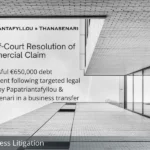 Successful €650,000 business debt settlement in Greece by Papatriantafyllou & Thanasenari law firm