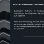 Successful bankruptcy proceedings in Greece involving debts exceeding EUR 550,000 by Papatriantafyllou & Thanasenari
