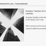 Business transfer liability in Greece under Article 479 of the Greek Civil Code