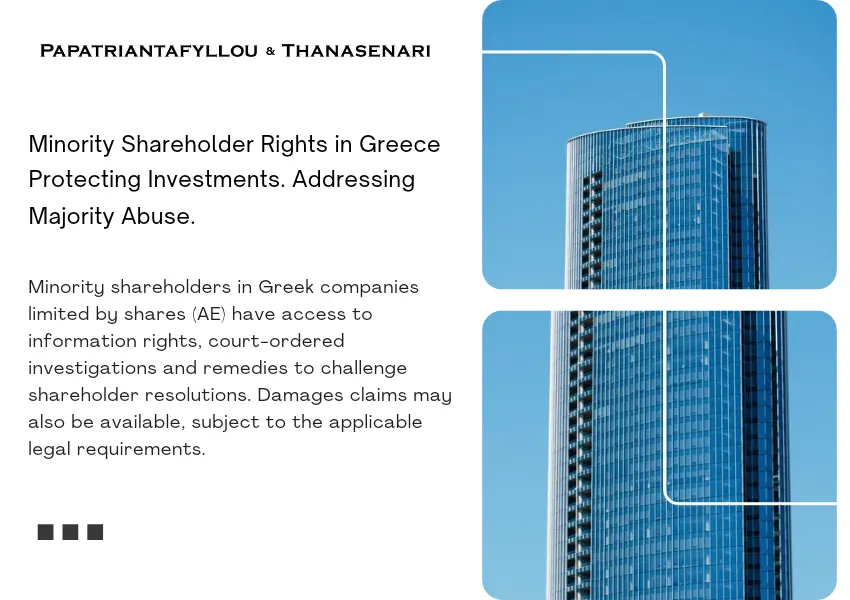 Minority shareholder rights in Greece – protecting investments and addressing majority abuse